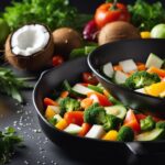 Illustration of healthy nutrition tips for better wellbeing